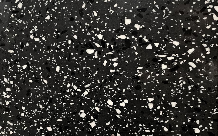 Cosmic Deep Grey Terrazzo
