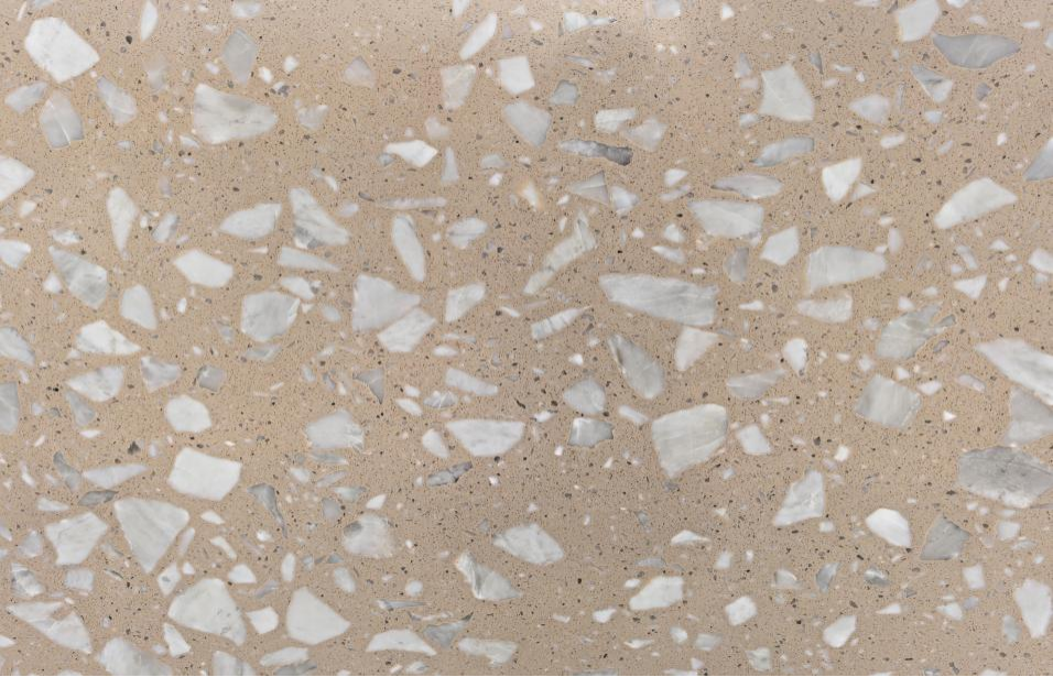Crystal White Jade Terrazzo
