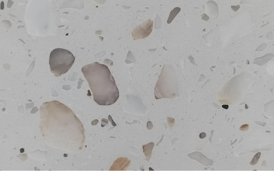 Greek White Jade Terrazzo 
