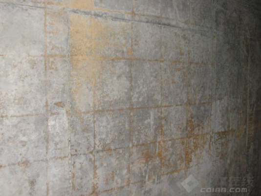 Several types of stone deterioration
