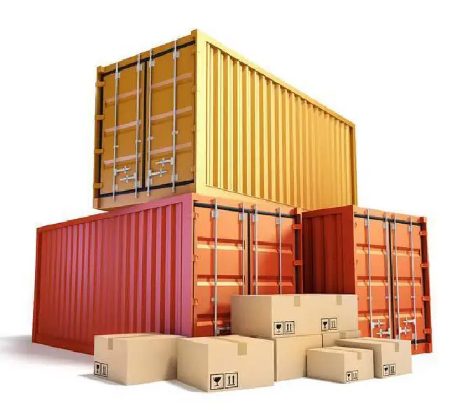 Container yard with mixed cargo for LCL shipping