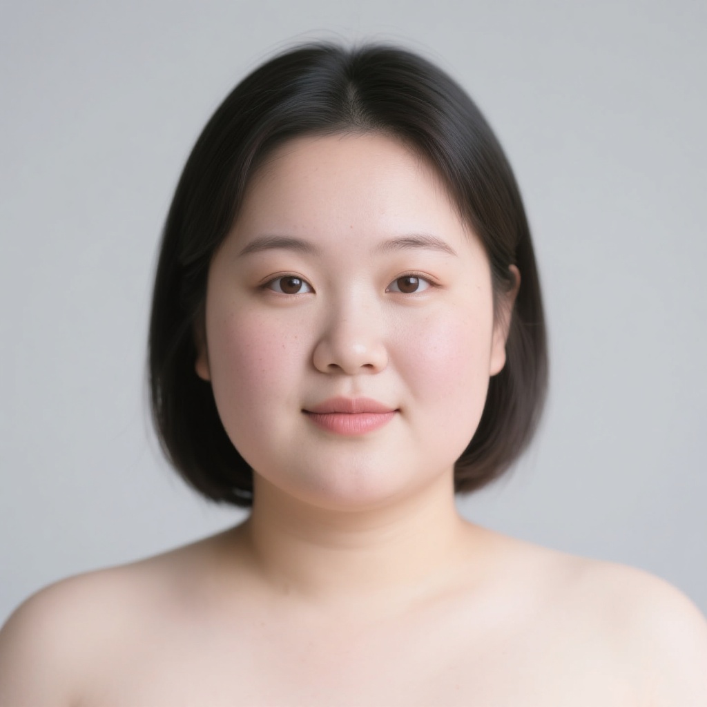 Before Buccal Fat Removal: A Sculpted, Defined V-Shaped Face