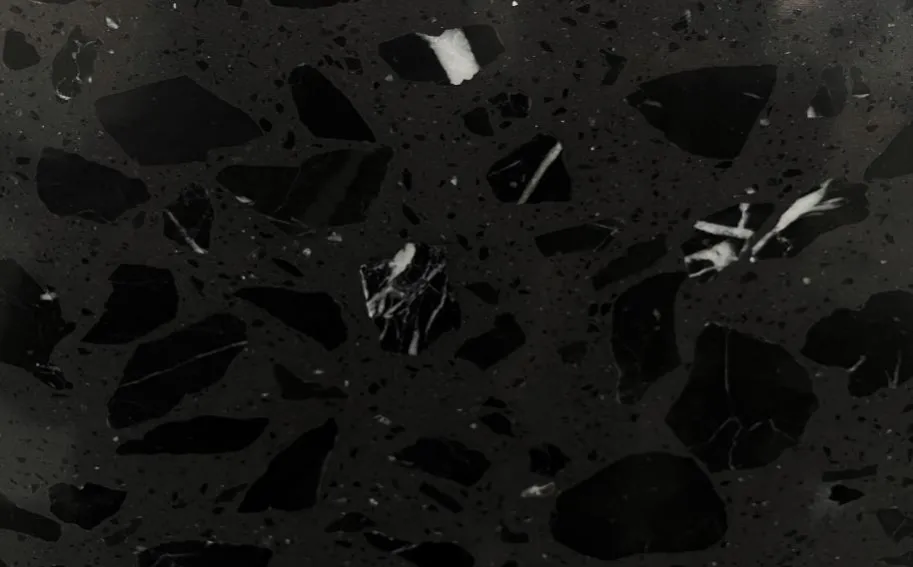 Black & White Root Terrazzo