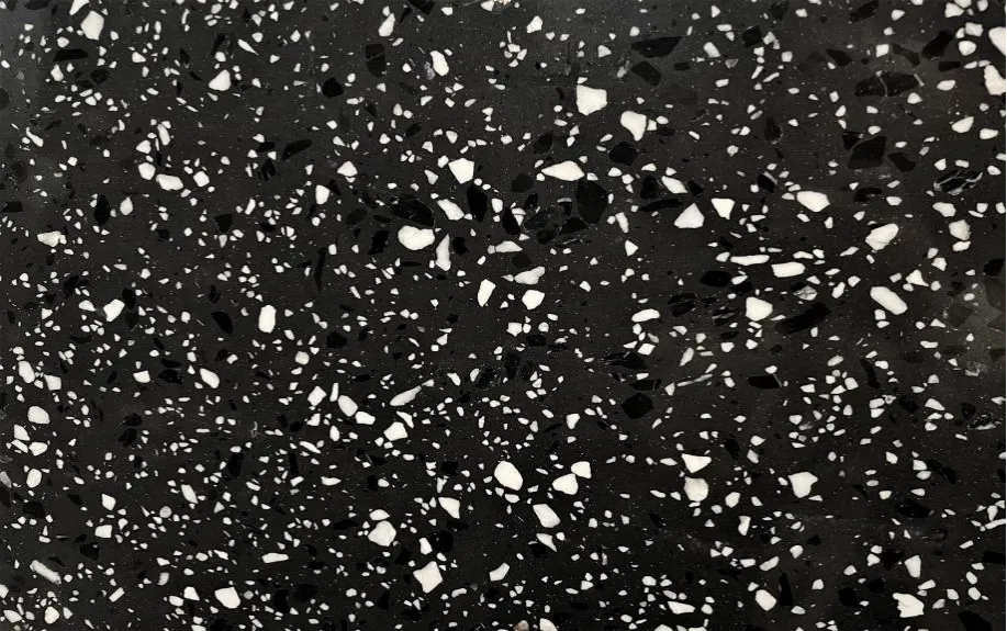 Cosmic Deep Grey Terrazzo