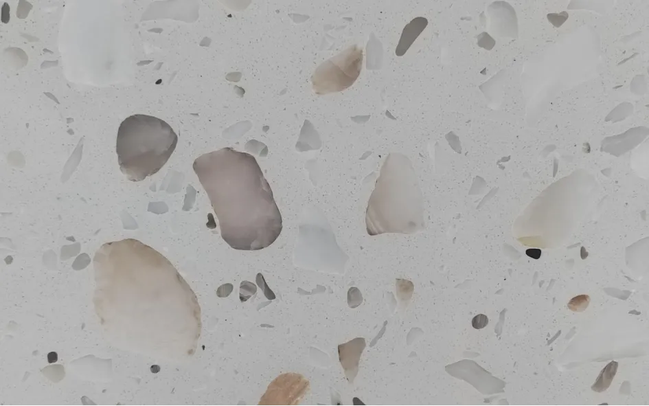 Greek White Jade Terrazzo 